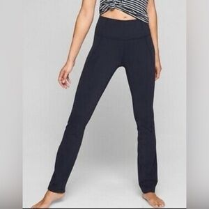 Athleta High-Waist Navy Yoga Pants Size Small NWT